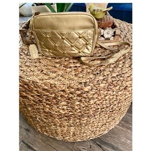 Vintage Quilted Crossbody Bag